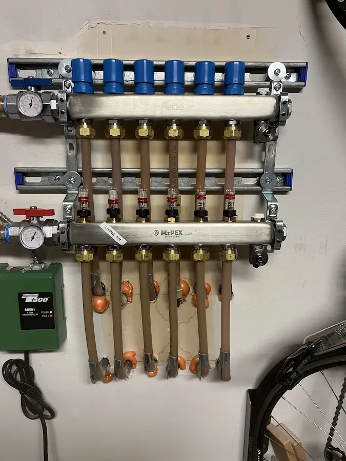 Plumber performing Leak Detection at a residential property in Moundville